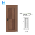 Puertas de madera contrachapada en China Puerta impermeable de grano de madera clásica GO-FG2